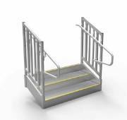ADA Compliant Metal Stairs