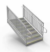 Aluminum ADA Stairs
