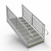 Metal Stairs for Offices, Trailers and Business Steps