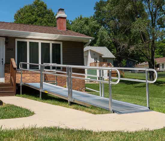 How to Build a wheelchair ramp for residential use.