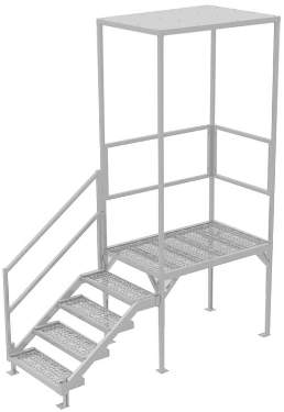 Fortress OSHA Stairs with Gator Grip