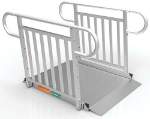 4 Foot Gateway 3G Ramps with Vertical Picket Handrails