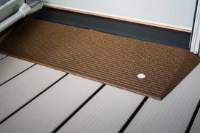 1.5 inch brown rubber ramp