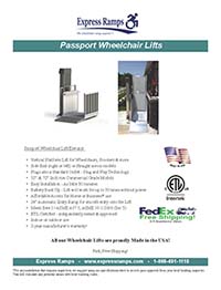 Passport Portable Wheelchair Lifts - Vertical Platform Lift