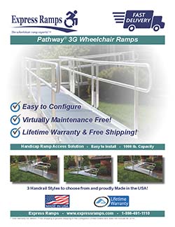 Wheelchair Ramps for Homes - Pathway 3G Residential Handicapped Ramp